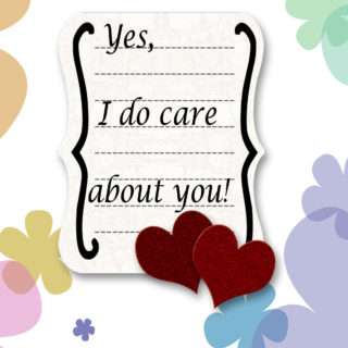 I care about you