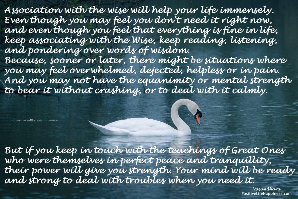 Association with the Wise