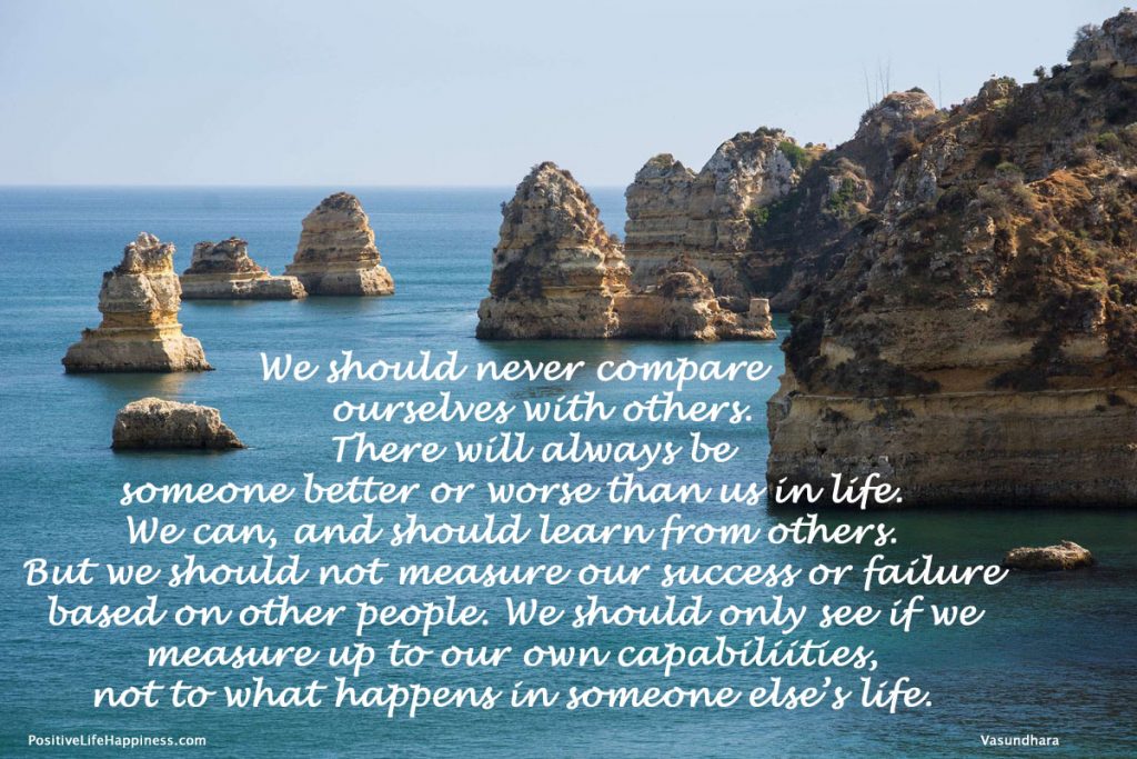 No comparison with others