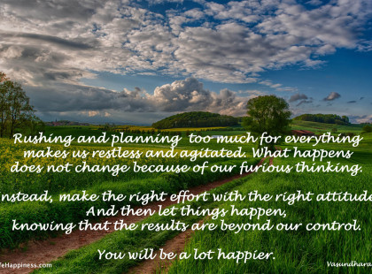 Rushing-and-Planning