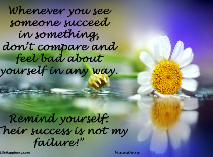 Their-success-is-not-your-failure