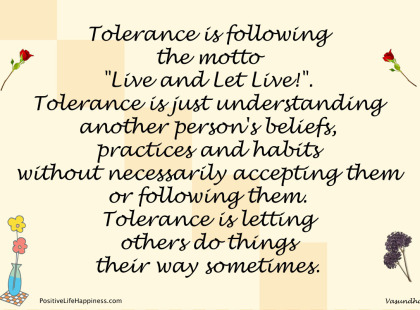 Tolerance