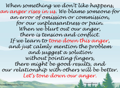 Tone-down-anger
