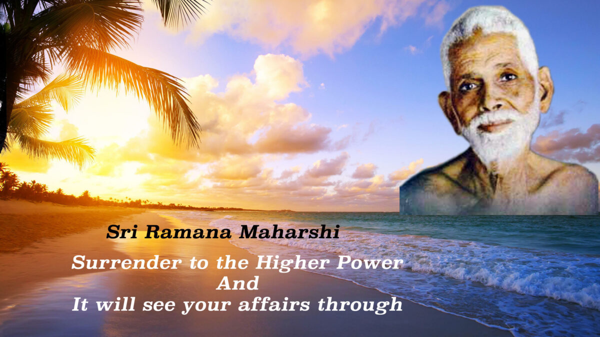 Surrender to the Higher Power and It will take over your activities and results