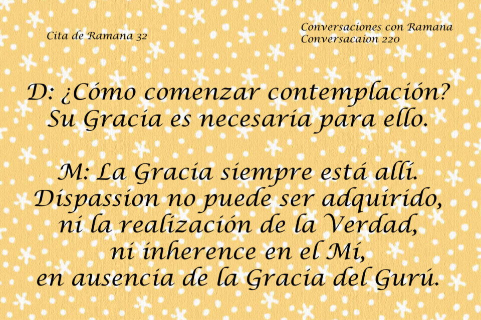 Cita de Ramana 32