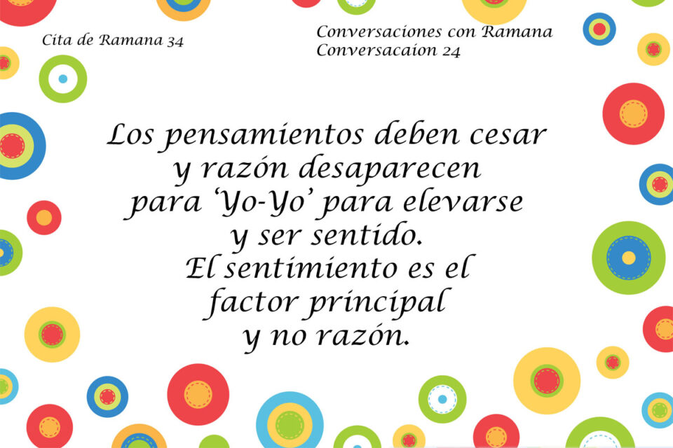 Cita de Ramana 34