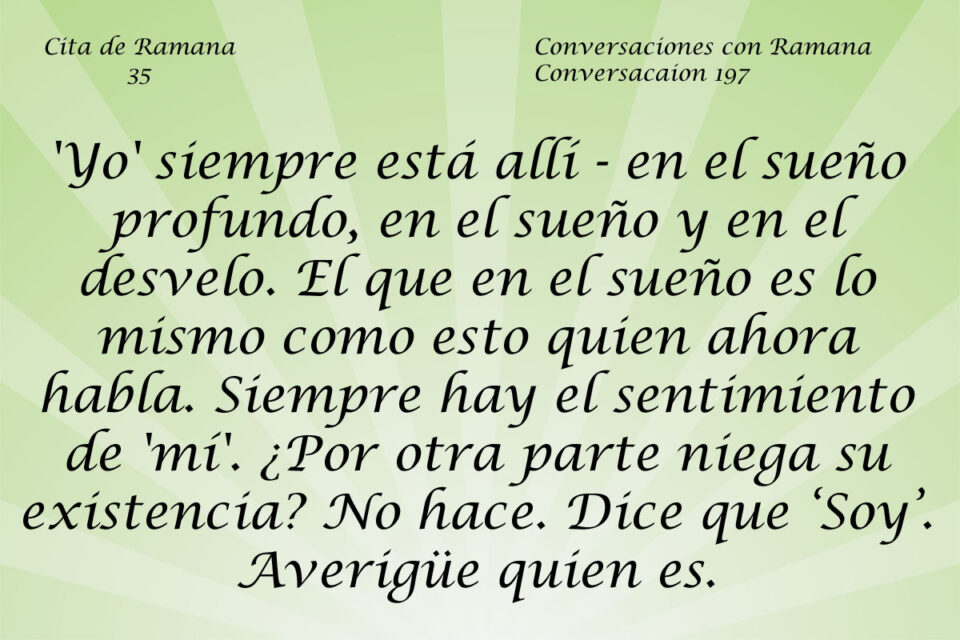 Cita de Ramana 35