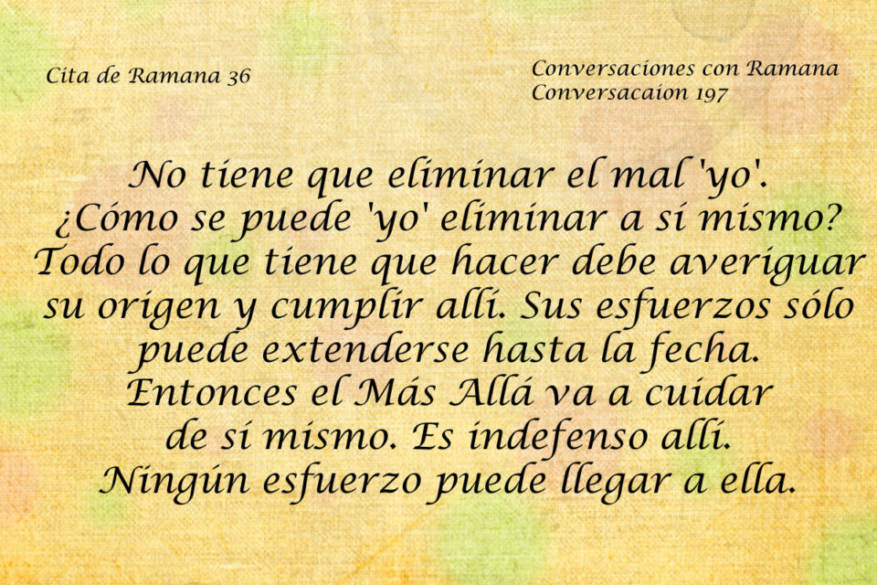 Cita de Ramana 36