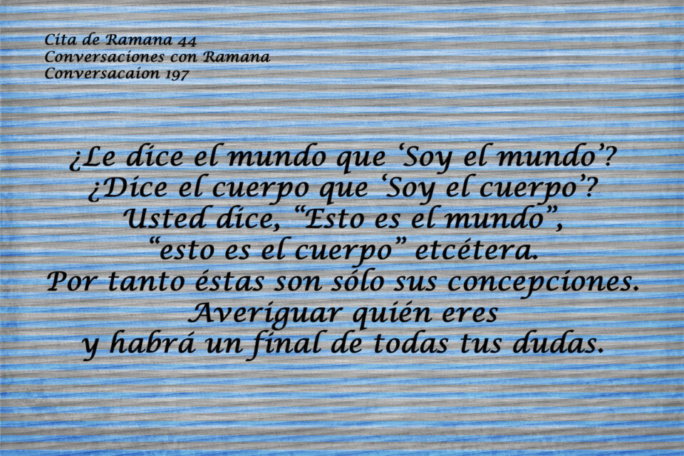 Cita de Ramana 44