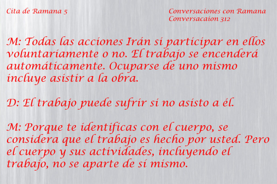 Cita de Ramana 5