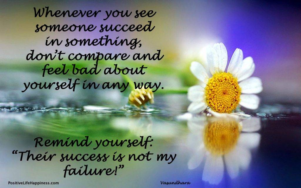 Their success is not your failure